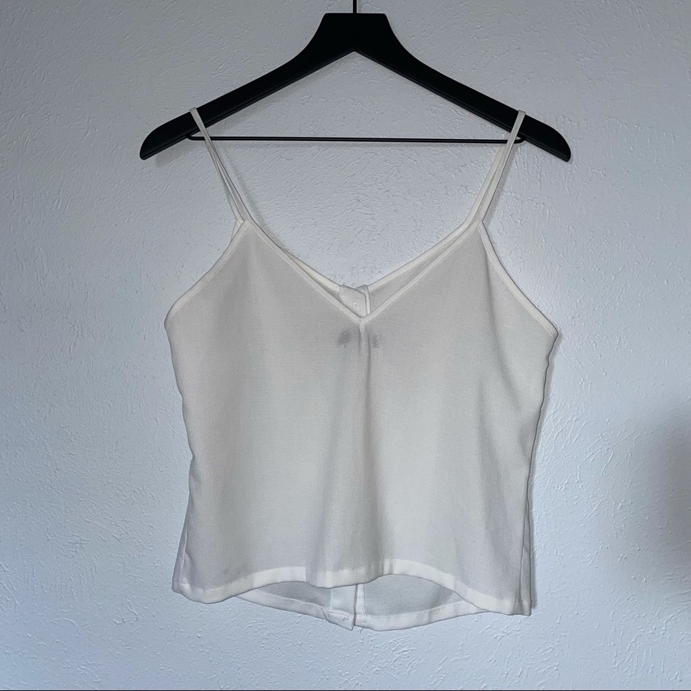 Nasty Gal Button Down Blouse Tank Top - Picture 2 of 5